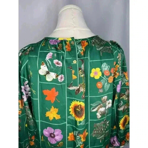 Floral Green Midi Dress - Picture 7 of 13